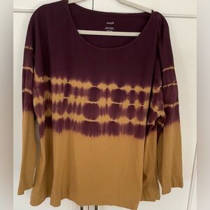 J Jill pure Jill tie dye Tee Loose fit Sz XL